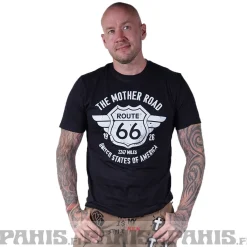 Sale Route 66 The Mother Road - T-paita T-Paidat|Bikerit