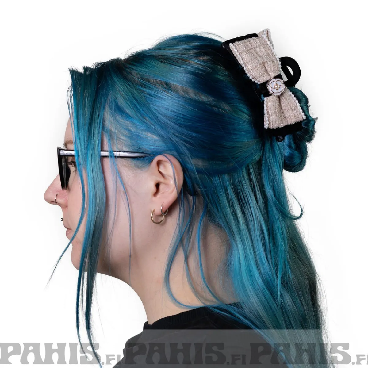 Online Ruusu hiusklipsi 11cm Hiuskoristeet|Pinup-Kamaa