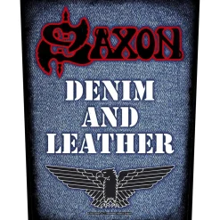 New Saxon: Denim & Leather - Selkämerkki Saxon|Selkämerkit