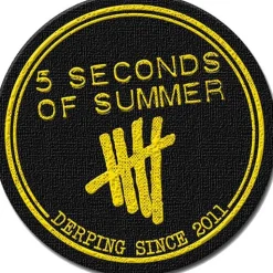 Discount 5 Seconds Of Summer Derping Stamp - Kangasmerkki Kangasmerkit|5 Seconds Of Summer