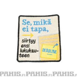 Sale Se mikä ei tapa - haalarimerkki Haalarimerkit