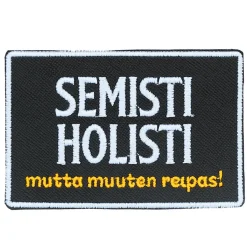Discount Semisti holisti - haalarimerkki Haalarimerkit|Festarikamaa