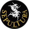 Sepultura Circular Logo - Kangasmerkki Kangasmerkit|Sepultura