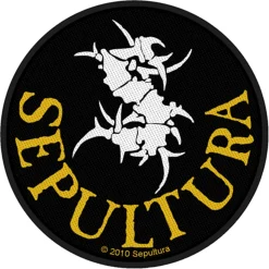 Sepultura Circular Logo - Kangasmerkki Kangasmerkit|Sepultura