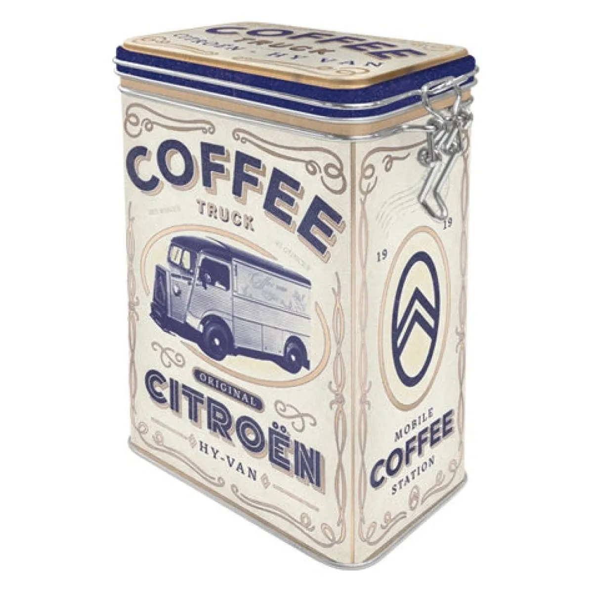 Outlet Säilytyspurkki klipsillä - Citroen - Coffee Truck Autoteema|Hyllyt & Säilytys