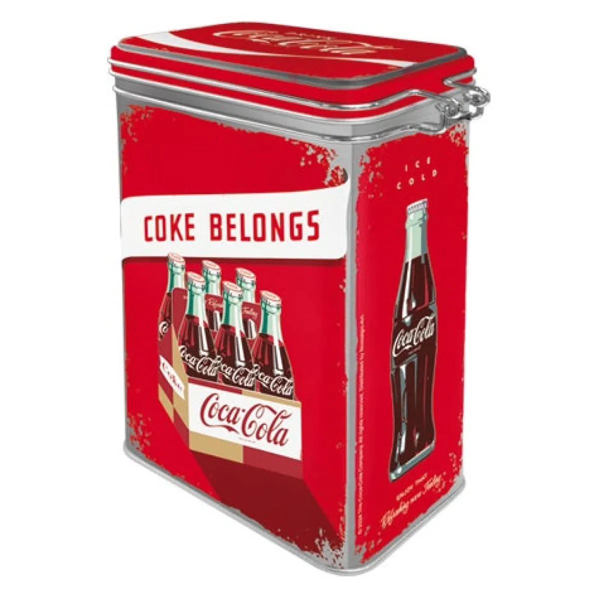 Säilytyspurkki klipsillä - Coca-Cola Refresh Yourself Hyllyt & Säilytys|Pinup-Kamaa