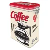 New Säilytyspurkki klipsillä - Strong coffee served here Hyllyt & Säilytys|Pinup-Kamaa