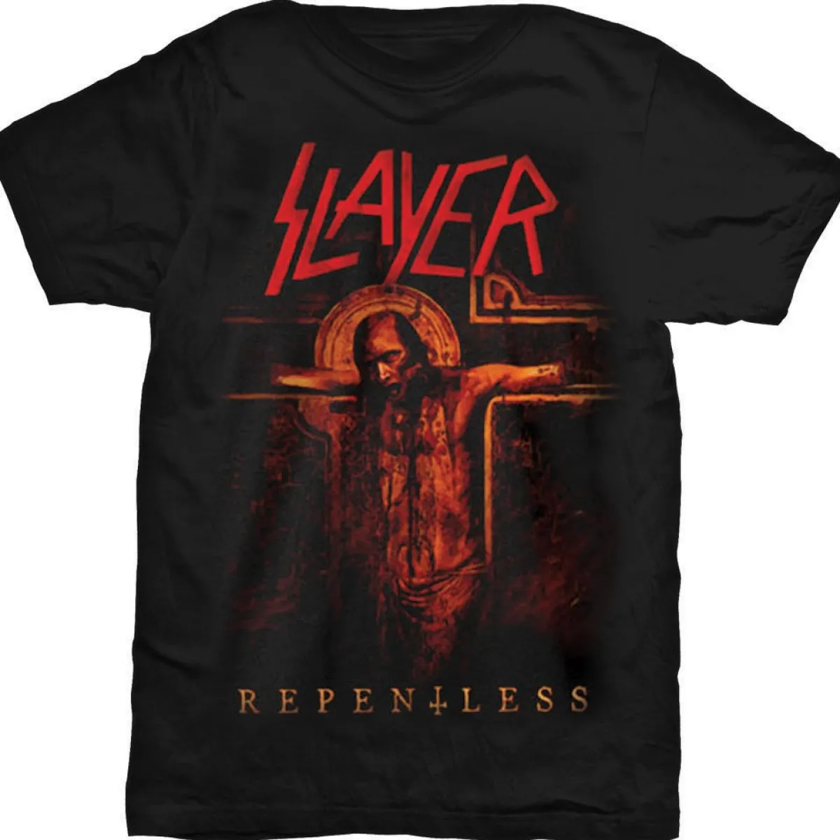 Discount Slayer crucifix - T-paita T-Paidat|Bändipaidat