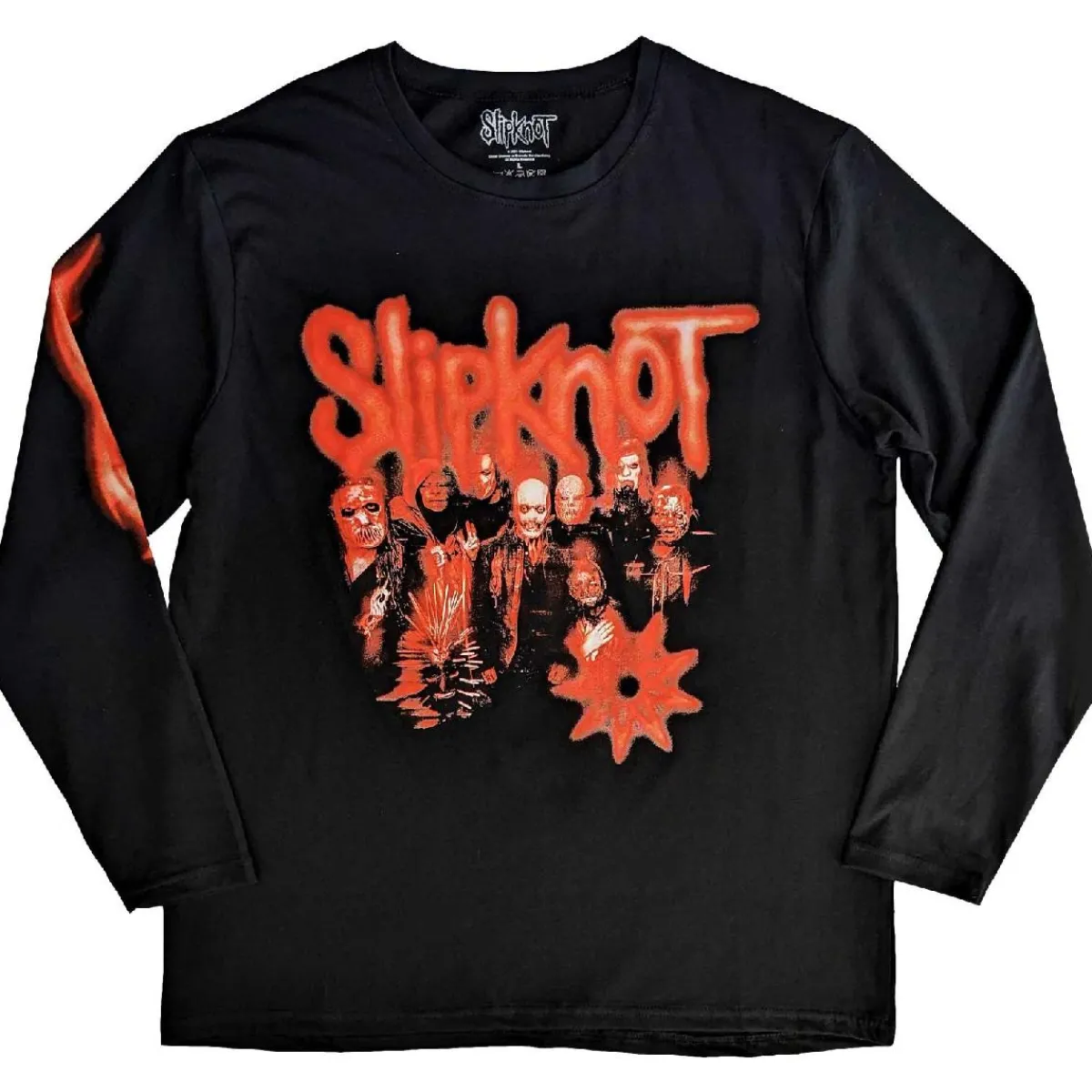 Slipknot The End So Far Group Photo Tribal-S Nonagram - Pitkähihainen paita Pitkähihaiset Paidat|Slipknot
