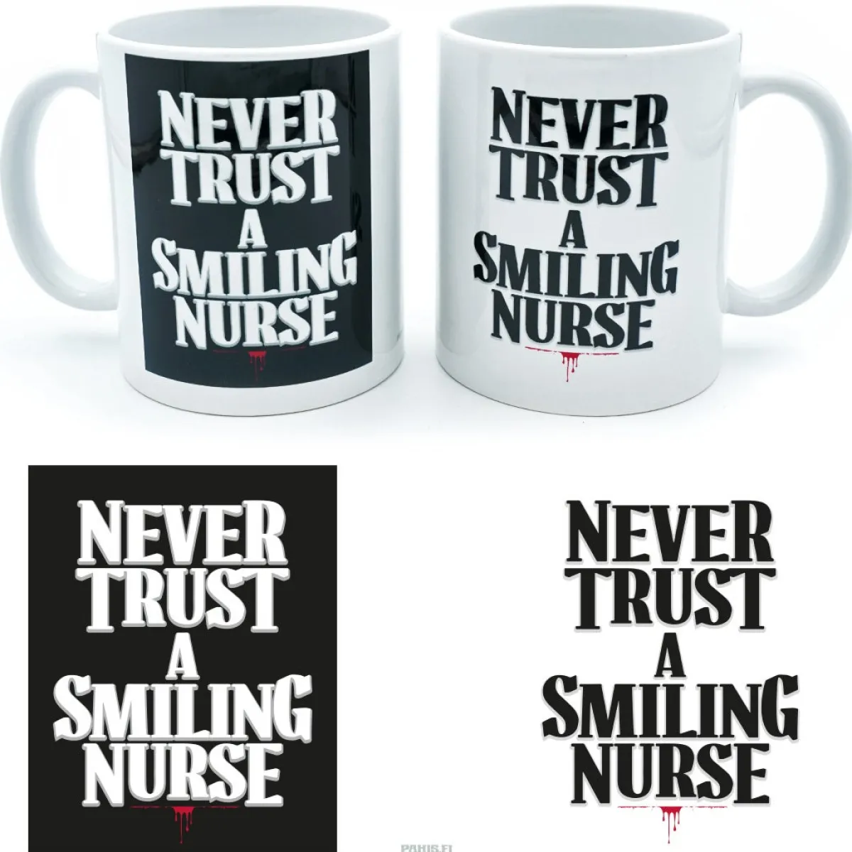 Smiling nurse - Muki Huumorimukit