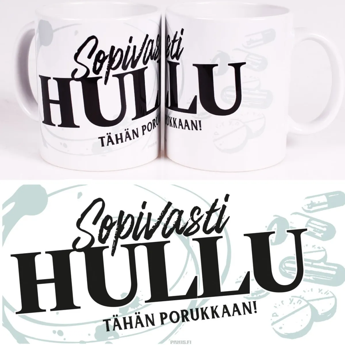 Outlet Sopivasti hullu - Muki Huumorimukit
