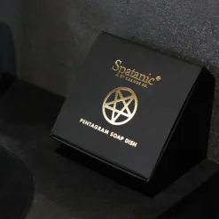 Outlet Spatanic Pentagrammi-saippualautanen, musta Goottikamaa|Äidille