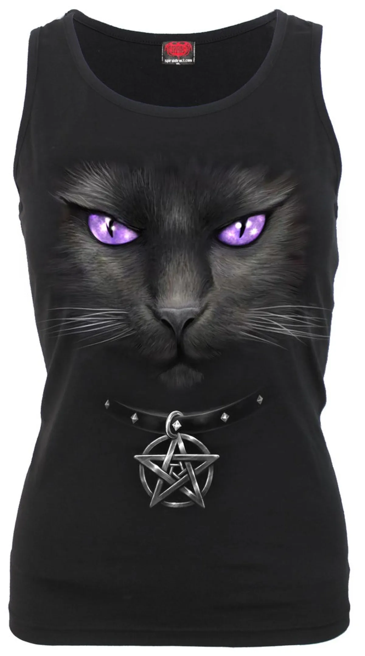 Black Cat Razor Back - Naisten toppi Kissateema|Topit