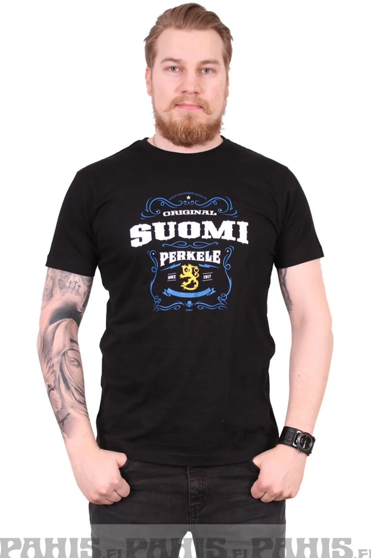 Sale Suomi Perkele - T- paita Asenne T-Paidat