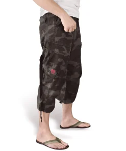 Surplus Engineer 3/4 - Shortsit, Black Camo Camot|Shortsit