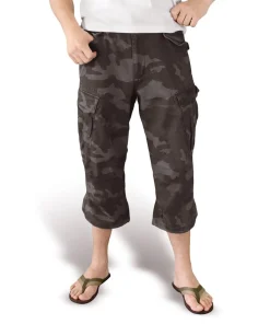Surplus Engineer 3/4 - Shortsit, Black Camo Camot|Shortsit