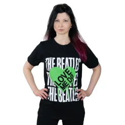 The Beatles: Love Me Do Graffiti Heart - T-paita Hippikamaa|Bändipaidat