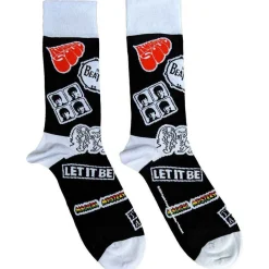 Outlet The Beatles Socks: Icons (Black) - Sukat Hippikamaa|Sukat
