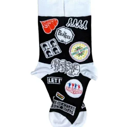 Outlet The Beatles Socks: Icons (Black) - Sukat Hippikamaa|Sukat