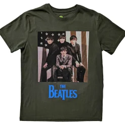 Best The Beatles: US Flag Photo - T-paita T-Paidat|The Beatles