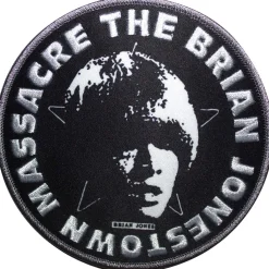 Hot The Brian Jonestown Massacre: Circle face black -Kangasmerkki The Brian Jonestown Massacre|Kangasmerkit