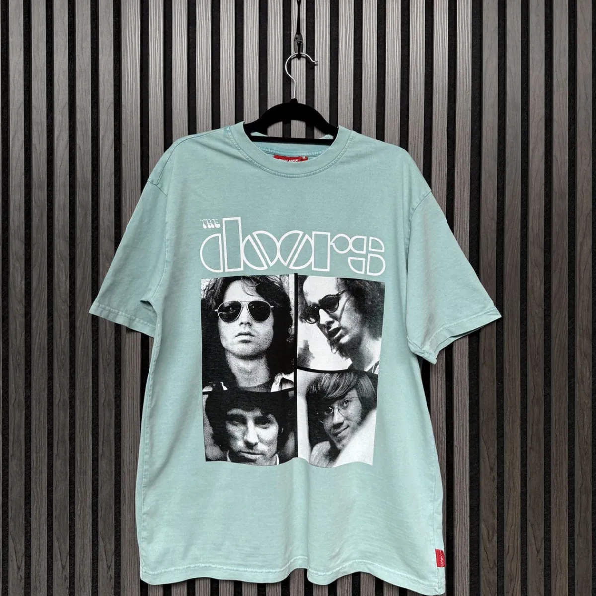 Discount The Doors: Squares Wash Unplugged - T-Paita The Doors