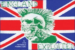 Outlet The Exploited England Exploited - Kangasmerkki Kangasmerkit|Punk!