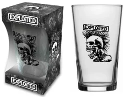 Sale The Exploited Skull - Juomalasi Juoma- Ja Shottilasit|Punk!