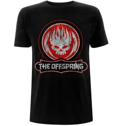 Sale The Offspring distressed skull - T-paita T-Paidat|Bändipaidat