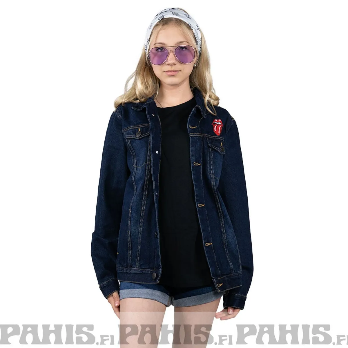 Hot The Rolling Stones Classic Tongue - Unisex Farkkutakki Takit|Takit