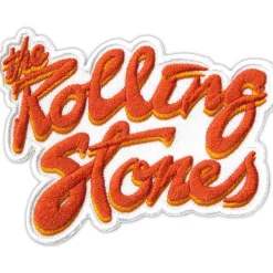 Outlet The Rolling Stones:Orange logo - Kangasmerkki Kangasmerkit|The Rolling Stones