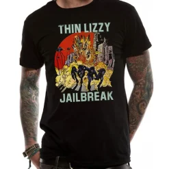 New Thin Lizzy Jailbreak Explosion - T-paita Bändipaidat|Thin Lizzy