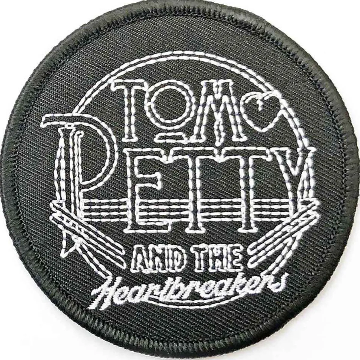 Discount Tom Petty & The Heartbreakers Circle Logo- Kangasmerkki Kangasmerkit|Tom Petty & The Heartbreakers