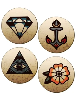 Sale Traditional Tattoos - Lasinaluset Rockabilly|Lasinaluset