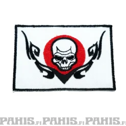 Hot Tribal Skull - kangasmerkki Kangasmerkit