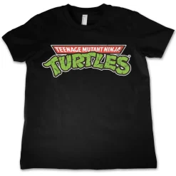 Clearance Turtles Classic Logo - Lasten T-paita, musta Paidat|Turtles