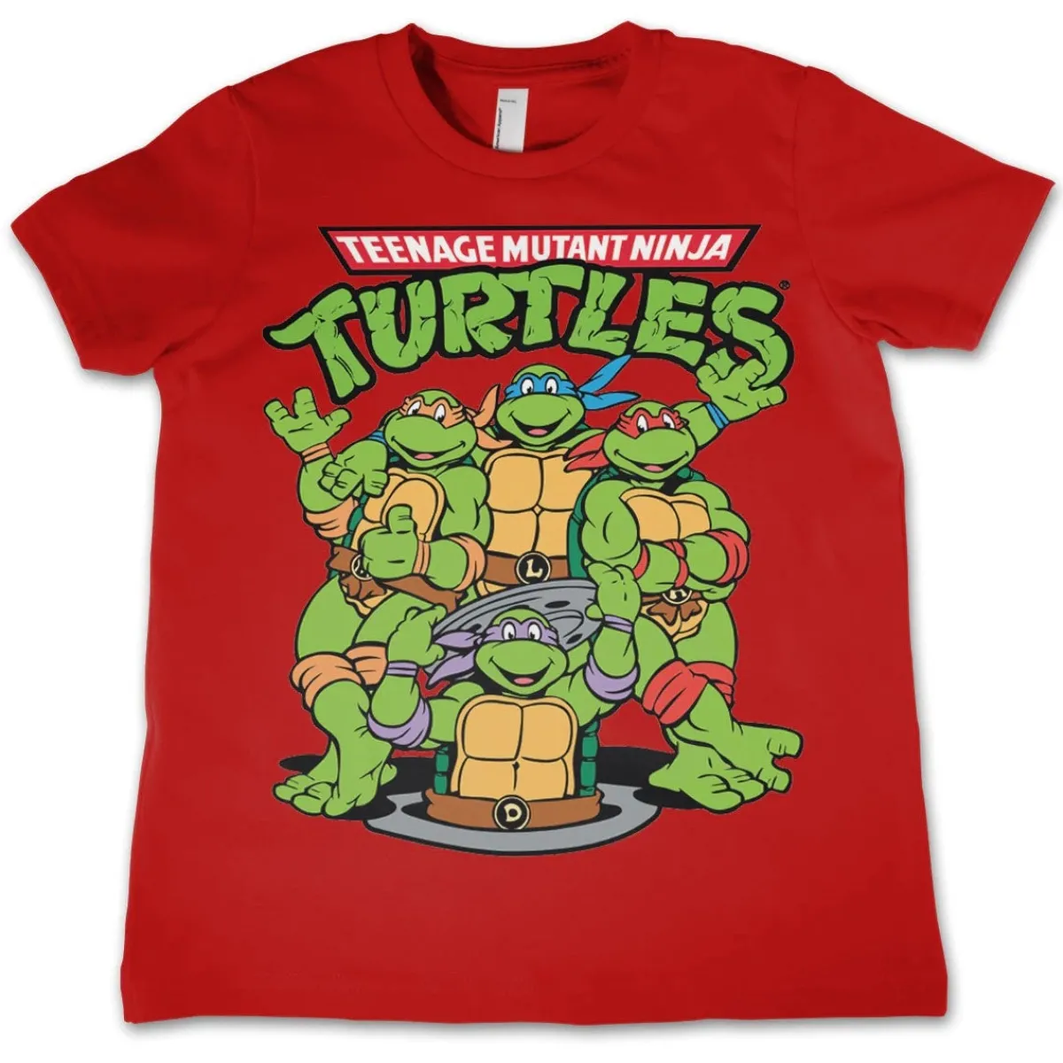 Discount Turtles Group - Lasten T-paita, punainen Paidat|Turtles