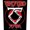 Clearance Twisted Sister: Circular Logo - Selkämerkki Twisted Sister|Selkämerkit