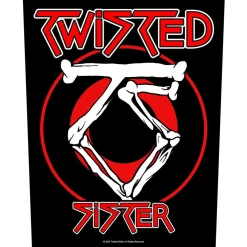 Clearance Twisted Sister: Circular Logo - Selkämerkki Twisted Sister|Selkämerkit
