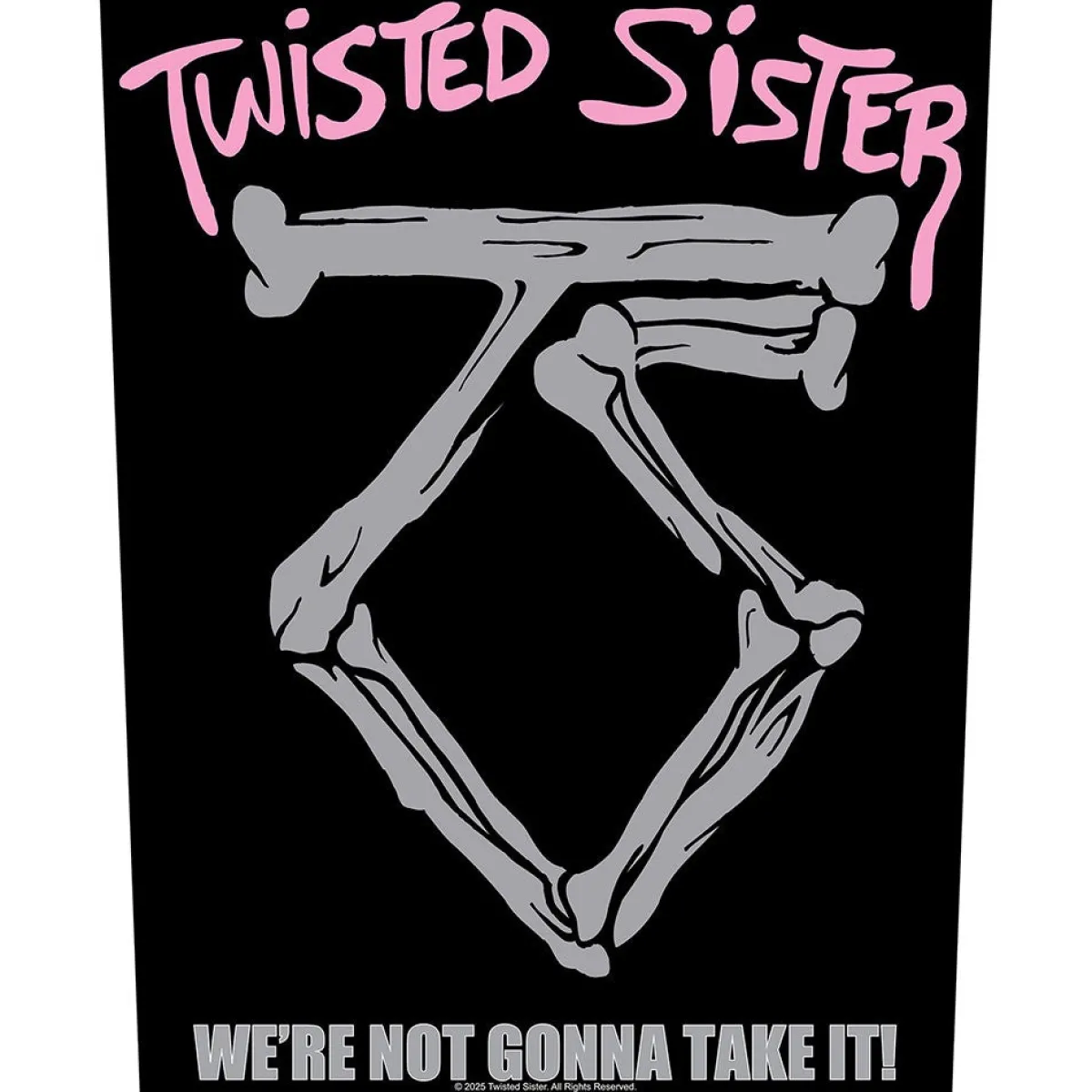 Clearance Twisted Sister We’re Not Gonna Take It- Selkämerkki Twisted Sister|Selkämerkit