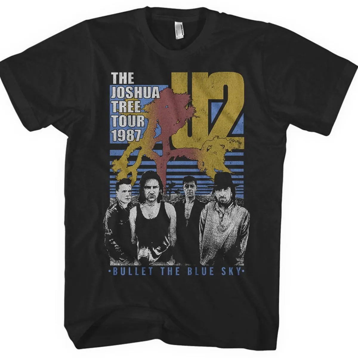 Sale U2 bullet the blue sky - T-paita T-Paidat|Bändipaidat