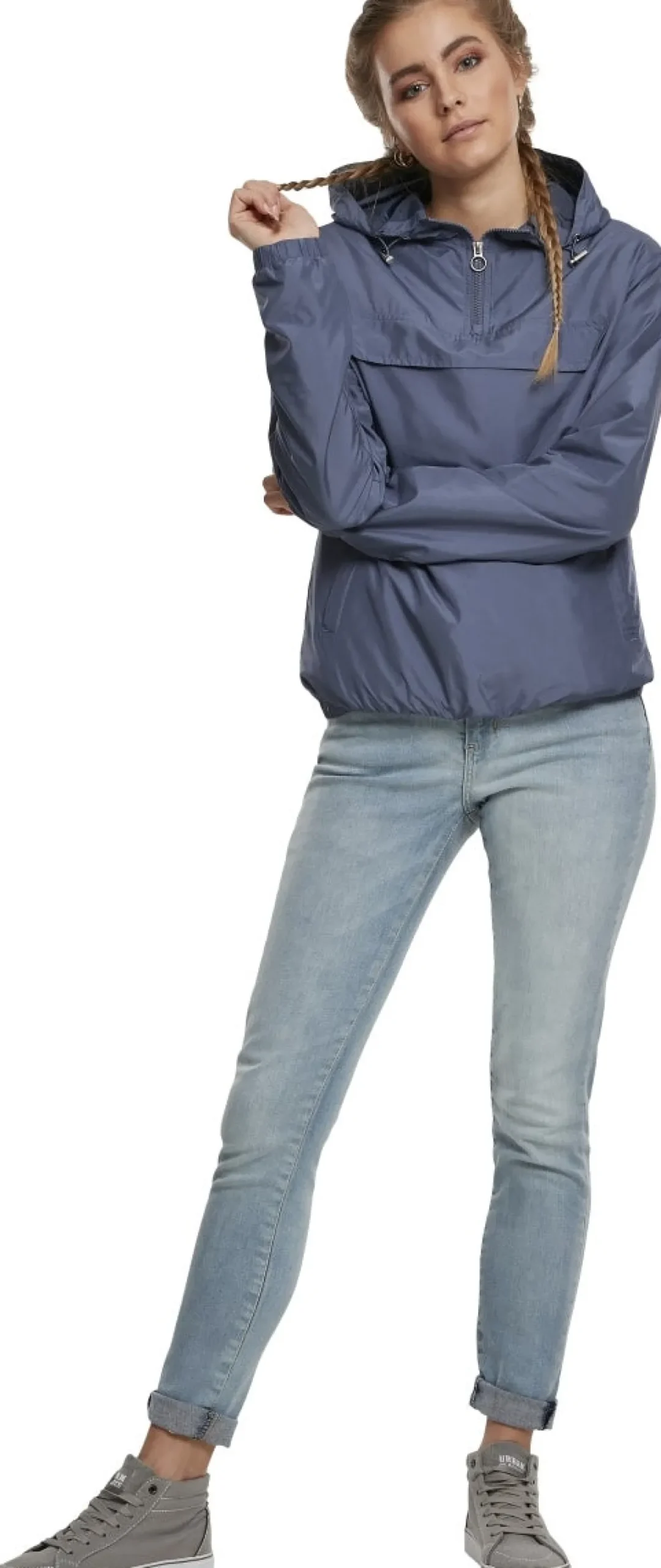 Clearance Basic Pullover - Tuulitakki, Vintageblue Takit|Urban Wear Katukamaa