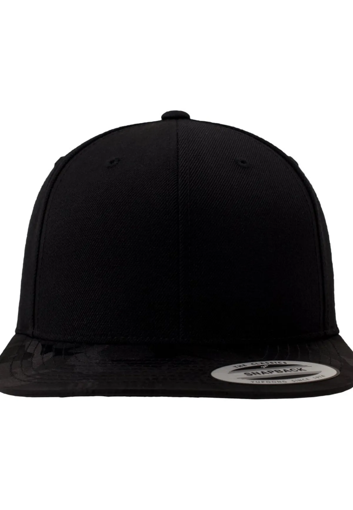 Online Urban Classics - Camo Visor - lippis, black camo Lippikset