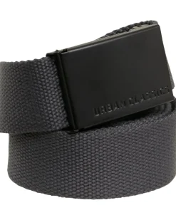 Sale - Canvas vyö, charcoal/black Urban Wear Katukamaa|Vyöt & Niittivyöt