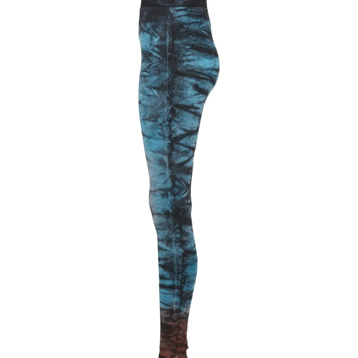 Cotton Tie Dye High Waist - legginsit, black Leggingsit|Hippikamaa