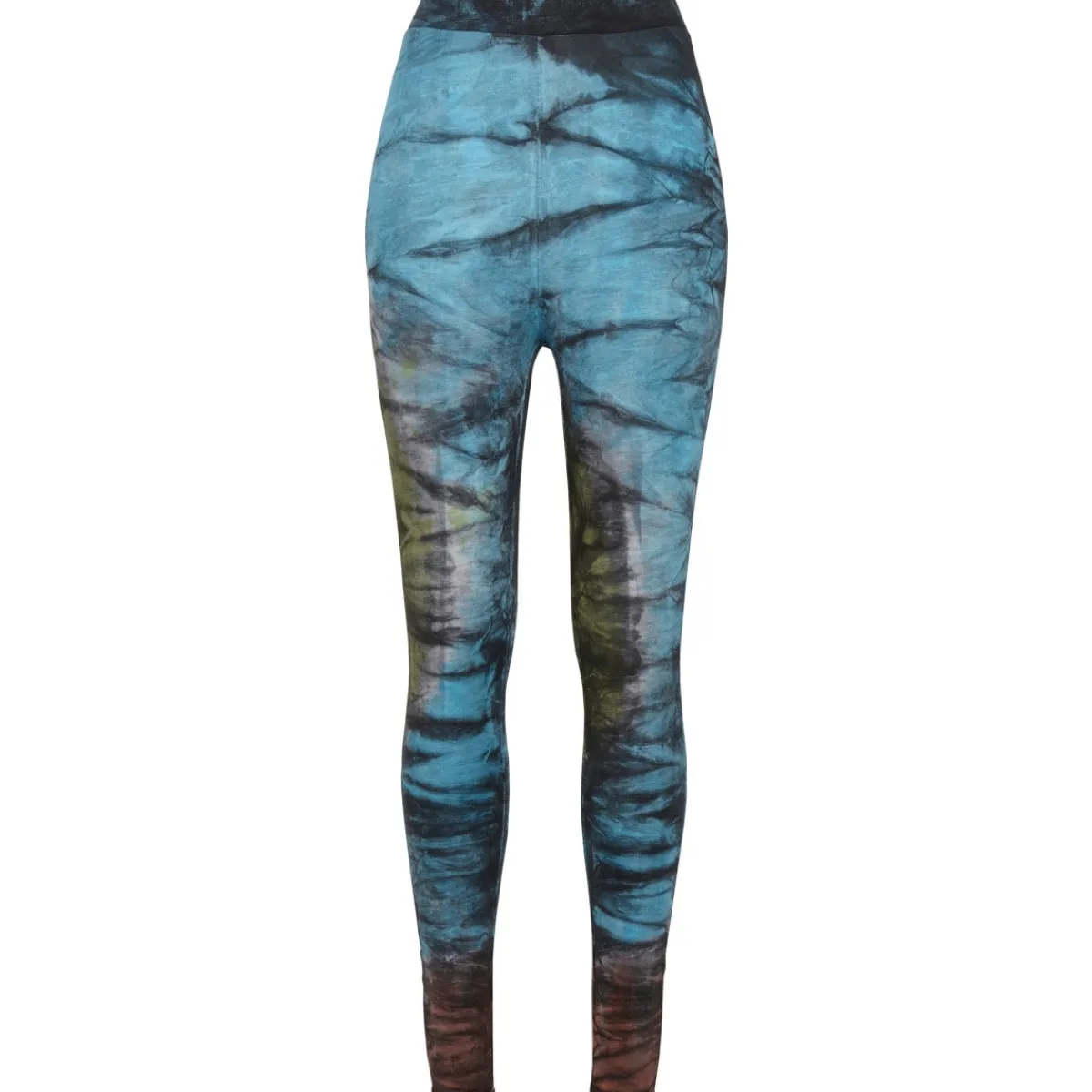 Cotton Tie Dye High Waist - legginsit, black Leggingsit|Hippikamaa