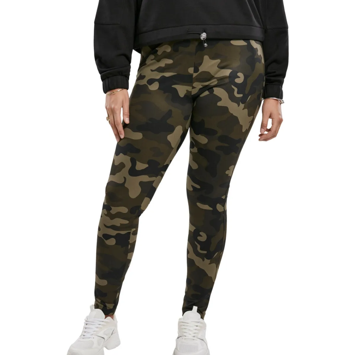 New High Waist Camo Tech- legginsit, woodcamo Leggingsit|Urban Wear Katukamaa