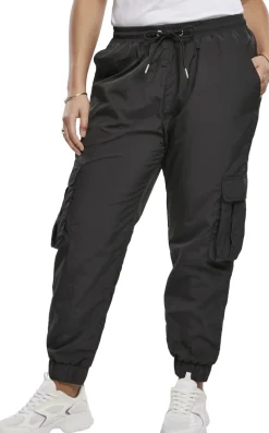 Online High Waist Crinkle Nylon Cargo Pants -Naisten reisitaskuhousut Reisitaskuhousut|Urban Wear Katukamaa