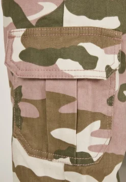 New High Waist - Naisten reisitaskuhousut, duskrose camo Reisitaskuhousut|Urban Wear Katukamaa