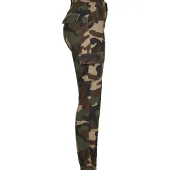 Discount High Waist - Naisten reisitaskuhousut, woodcamo Reisitaskuhousut|Urban Wear Katukamaa